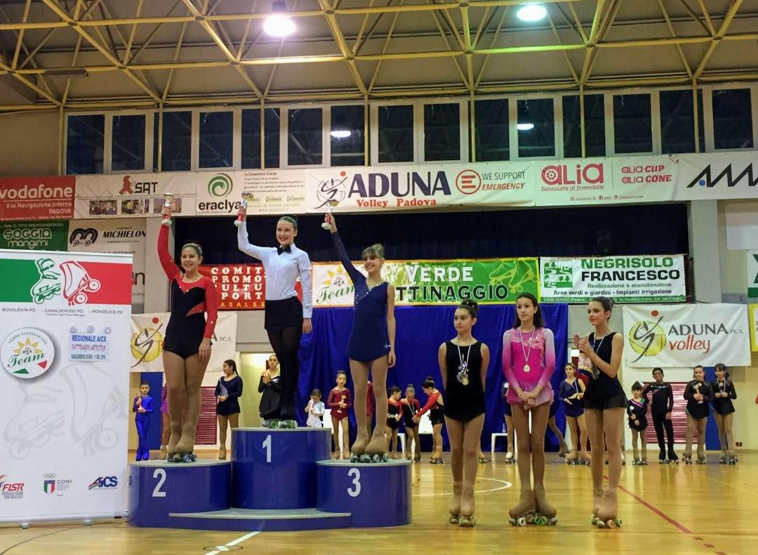 Eleonora mezzani Pattinaggio Regionali AICS